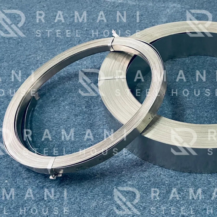 Plain Nickel Strips - Pure Nickel Strip Price Per Kg - Ramani Steel House, nickel strip manufacturer in Mumbai, India