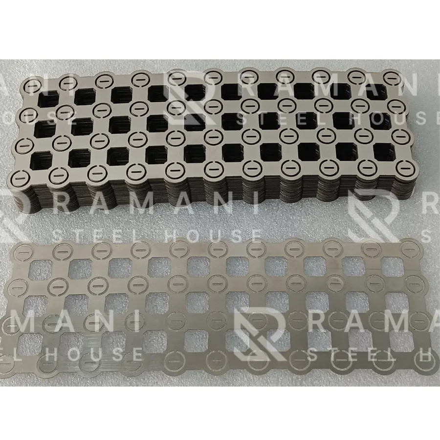 Ni 21700 4P H-type - 21700 4P H Type Nickel Strip Price Per Kg - Ramani Steel House, nickel strip manufacturer in Mumbai, India